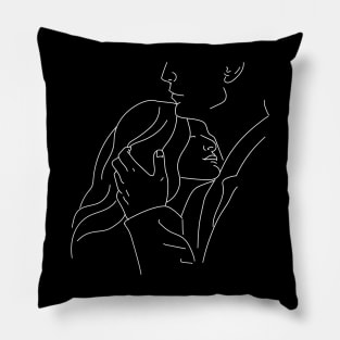 lovers' embrace Pillow