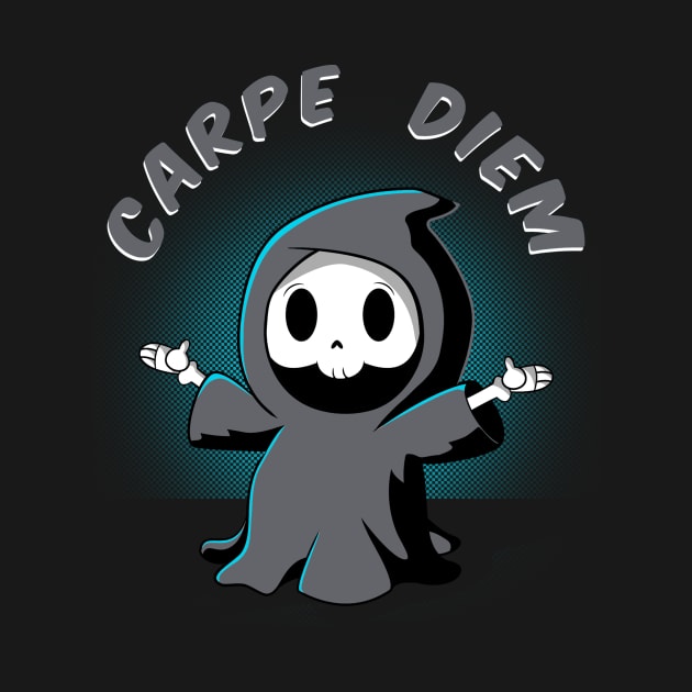 Carpe Die / Funny Grim Reaper Design by leepianti