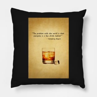 A Drinking Quote Pillow