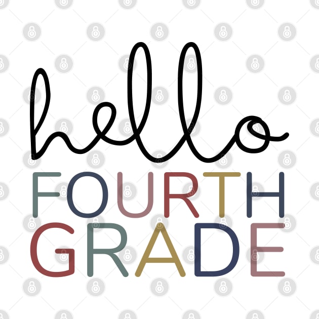 FOURTH GRADE HELLO by Myartstor 