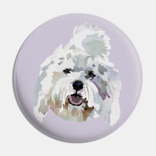 Norman the Coton de Tulear Pin