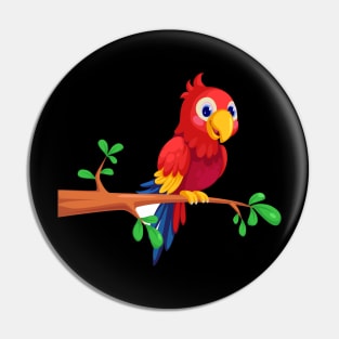 Parrot funny Pin