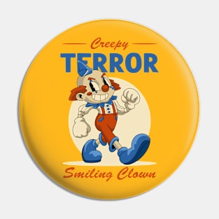 Smiling Clown Halloween Pin