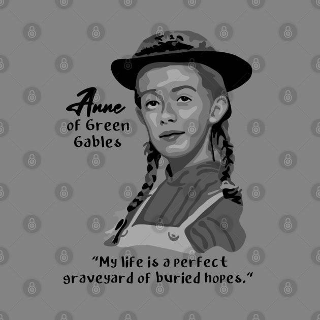Anne of Green Gables Portrait and Quote by Slightly Unhinged