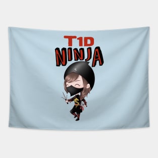 T1D ninja - Diabetes type 1 Ladies Tapestry