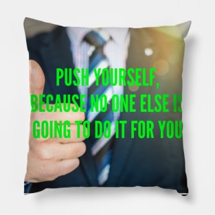 Success Motivational Quote Pillow