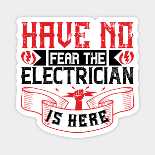 Electrician Superhero Magnet