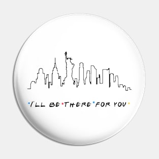 Nyc skyline friends Pin