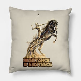 Palestinian Resistance is Existence Palestine Freedom Solidarity Design Pillow