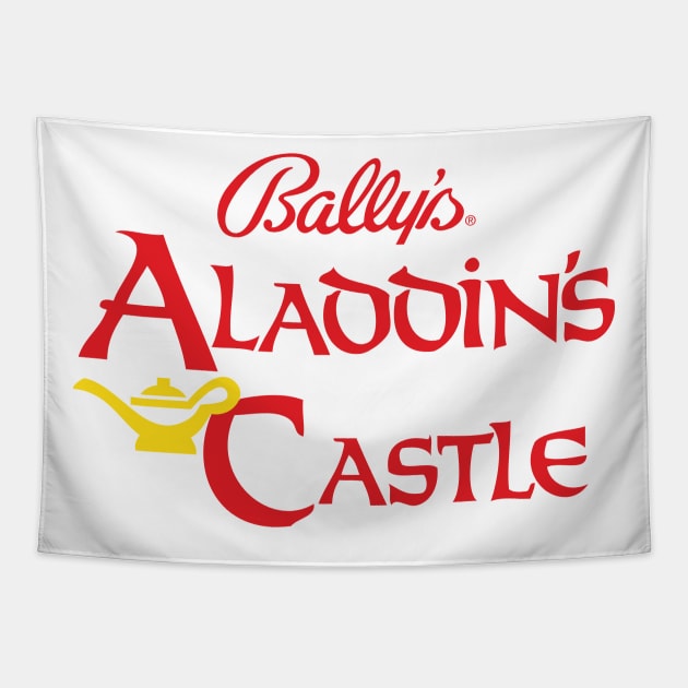 Aladdins Castle Tapestry by old_school_designs