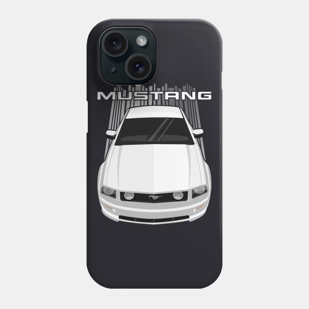 Mustang GT 2005-2009 - White Phone Case by V8social