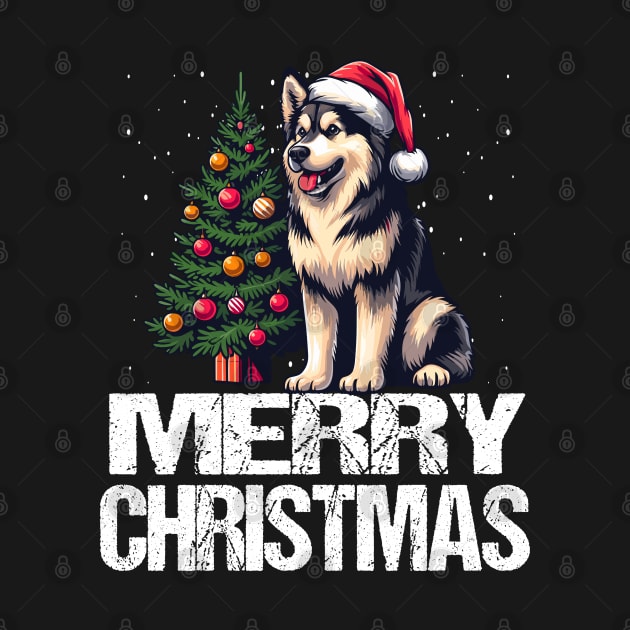 Merry Christmas Shepherd Husky by Outrageous Flavors