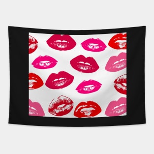 Lipstick Print Tapestry