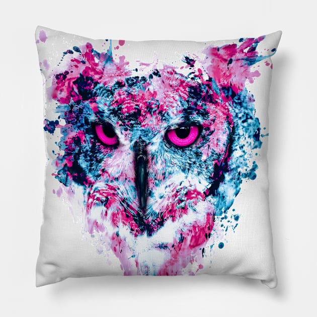 Owl IV Pillow by rizapeker