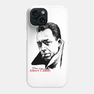 Albert Camus Sketch Phone Case