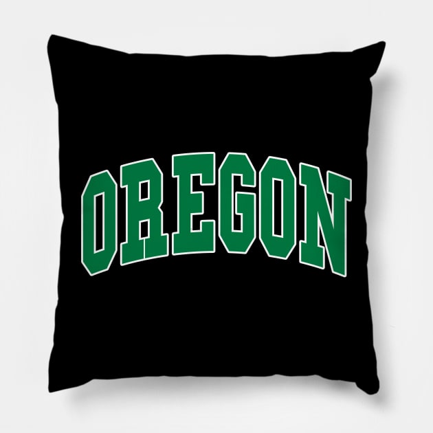 Oregon - retro vintage gift college university font letters jersey football basketball baseball softball volleyball hockey fan love player christmas birthday gift for men women kids mothers fathers day dad mom Pillow by Fanboy04