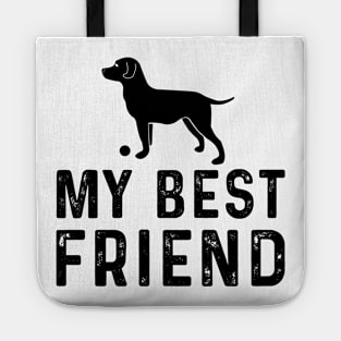 My Best Friend dog Tote