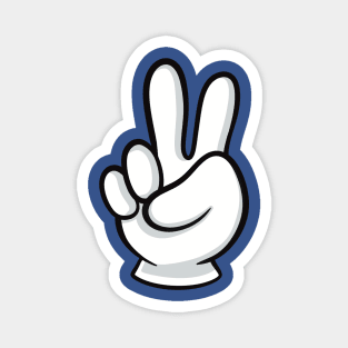 I’m TWO! Cartoon Hands With Two Counting Fingers Birthday Magnet