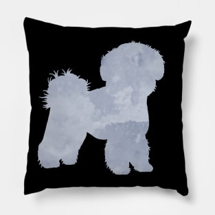 Bichon Frise Dog Art Artwork Painting Pillow