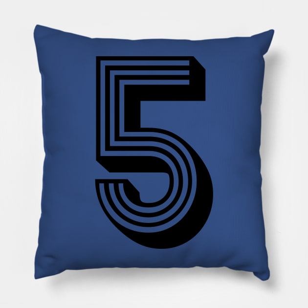 Mexican Team Sports # 5 - Black Pillow by Unofficial Logo