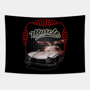 Mercedes 300SL Gullwing 1954 car muscle Tapestry