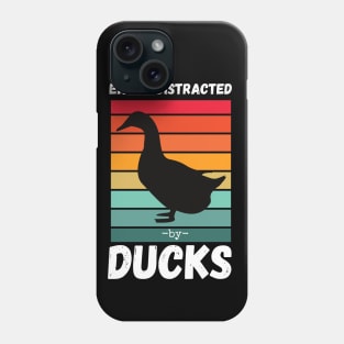 Easily Distracted by Ducks Phone Case