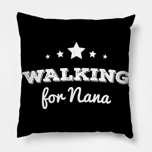 Walking for Nana Pillow by Horskarr