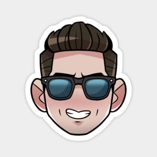 Sticker Face - JOHNNY CAGE Magnet