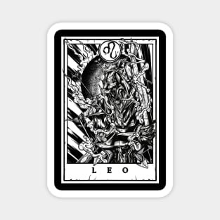 Leo Zodiac Tarot Magnet