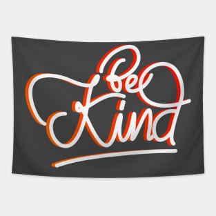 BE KIND LETTERING QUOTE Tapestry