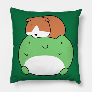 Guinea Pig and Frog Pillow