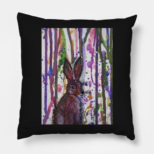 Hare Today, Gone Tomorrow Pillow