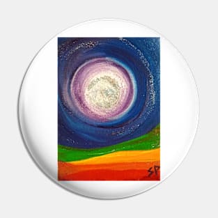 rainbow moon Pin