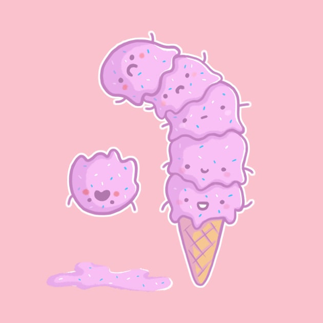 Super Cute Ice Cream Disaster by perdita00