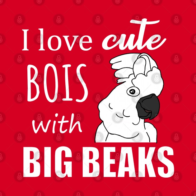 I love cute bois with big BEAKS - cockatoo doodle by FandomizedRose