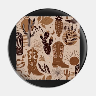 Desert cowgirl Pin