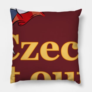 Funny Czech It Out! Pillow