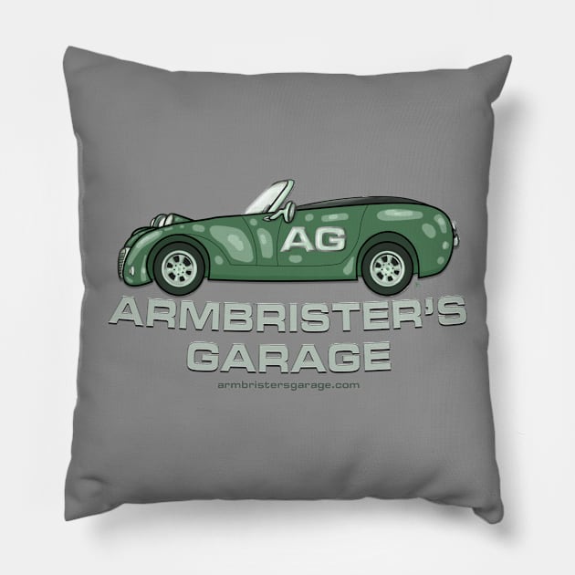 Armbrister’s Garage Pillow by Armbrister’s Garage