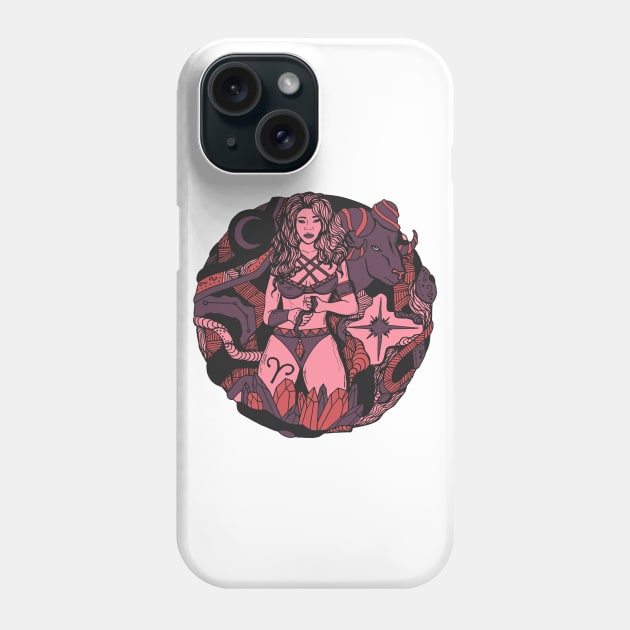 Ambrose Aries Beauty Phone Case by kenallouis