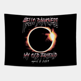 Hello Darkness April 8th 2024 Eclipse Tapestry