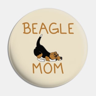 Beagle Mom Pin