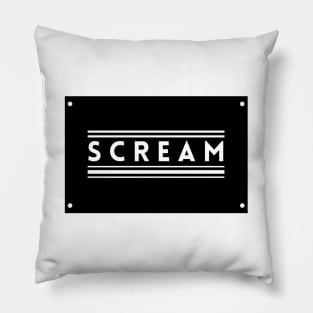 Screaming Loud Pillow