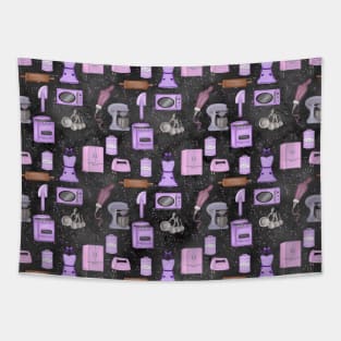 Purple Kitchen Tapestry