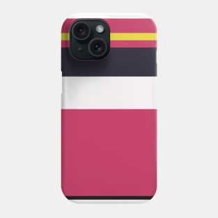 A selected miscellany of Very Light Pink, Dark, Smoky Black, Dingy Dungeon and Piss Yellow stripes. Phone Case