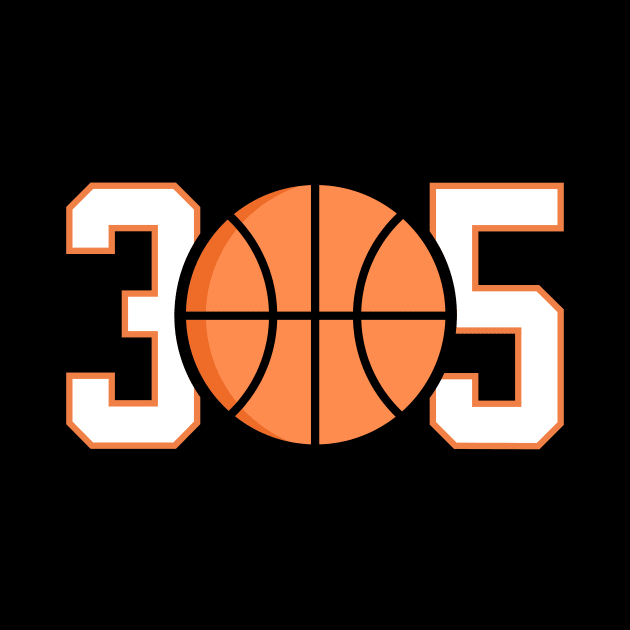 305 Miami Basketball by Spark of Geniuz