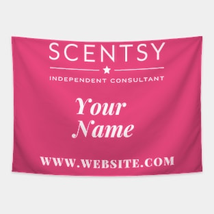 scentsy independent consultant gift ideas with custom name and website Tapestry