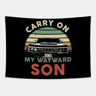 Carry On My Wayward Son Tapestry