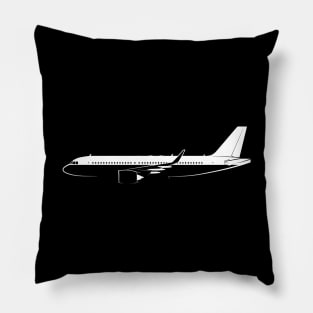 Airbus A320neo Silhouette Pillow