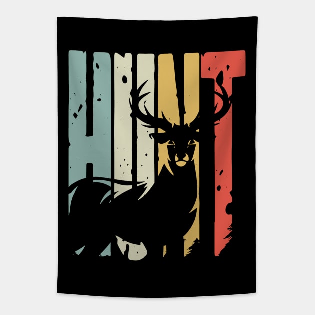 Deer Hunt Tapestry by Etopix