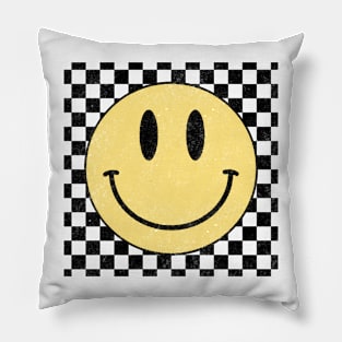 Happy Face Retro Smiley Face Pillow